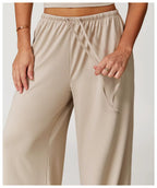 High-Waist Wide-Leg Yoga Pants