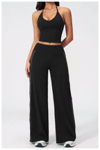 Bell-Bottom Flare Leggings in Black – Vanta Blvck women's activewear, Dubai