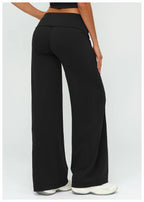 Studio Flare Leggings in Black – Vanta Blvck women's activewear, Dubai