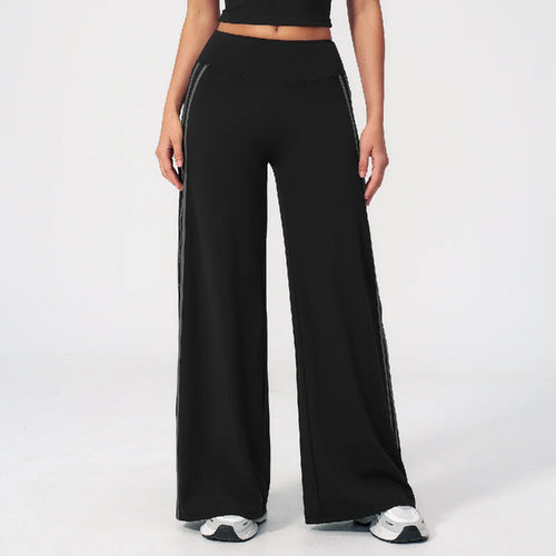 Bell-Bottom Flare Leggings in Black – Vanta Blvck women's activewear, Dubai