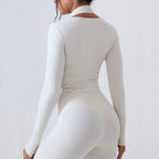 Crossover Strap Long Sleeve Cover-Up