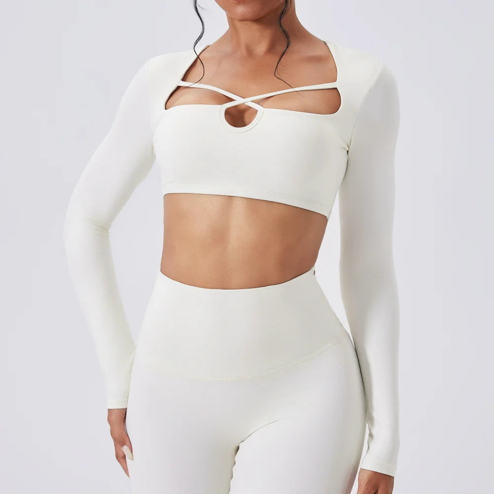 Long Sleeve Yoga Fitness Top