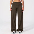 Studio Flare Leggings in Black Coffee – Vanta Blvck women's activewear, Dubai