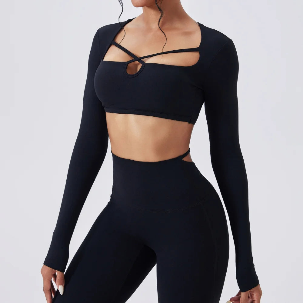 Long Sleeve Yoga Fitness Top