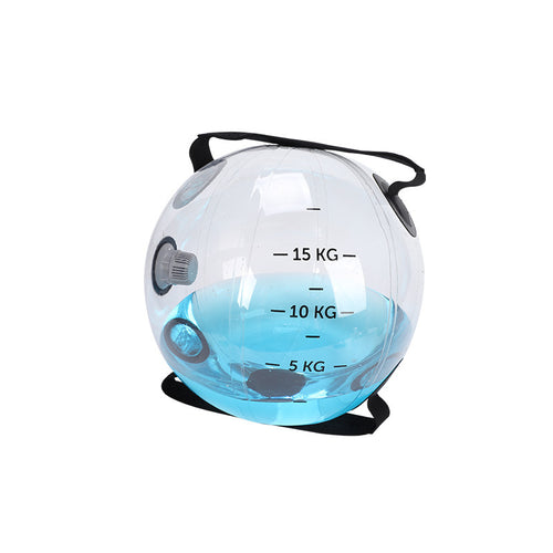 Inflatable Water Weight Fitness Ball – Adjustable Balance & Strength Trainer