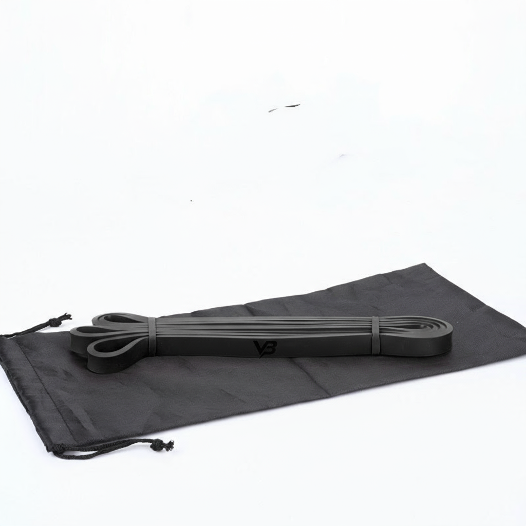 Studio shot of black VB resistance band - 800x800